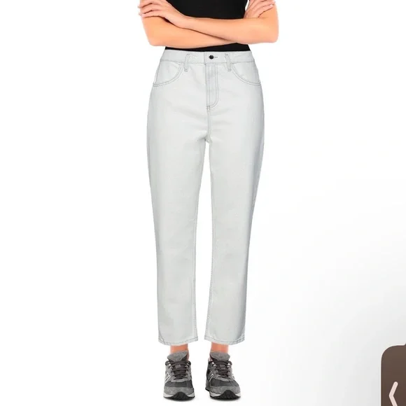 ba&sh Jeans High Waist slouchy straight Light Wash